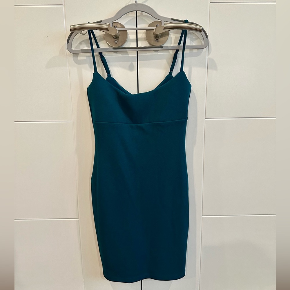 NEW Nookie Bailey Mini Teal Dress
